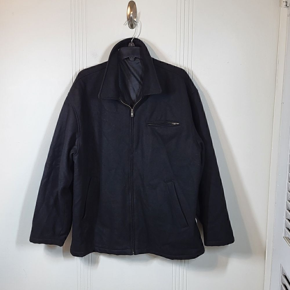 Plus Size Steve & Barry's Men's Wool Blend Jacket
